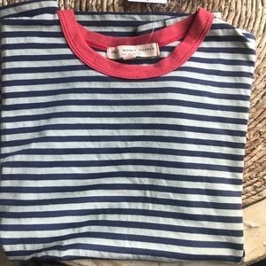 Striped ringer tee